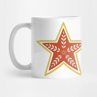 Folk Art Holiday Star Mug